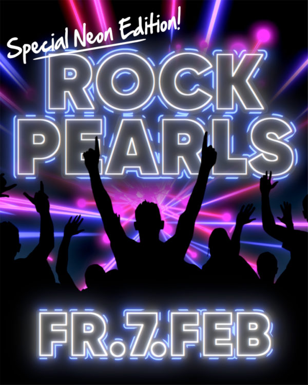 Fr.7.Feb.25 ROCK PEARLS 🟢🟡🟣 Special Neon Edition 🟢🟡🟣 Mit gigantischer Schwarzlicht, Neon und LED Deko. 🟢🟡🟣 🎸 Die Party für Erwachsene! 🎸 Jägermeister € 2 🎸 Jack Cola € 4 🎸 Ladies bis 22 Uhr ein Cocktail gratis! 🟢🟡🟣 🎸 Grosse Discothek: Original Rock Pearls Soundmix DJ Marcus & DJ Mathias 🎸 Kleine Discothek: Hard and Heavy DJ Thorsten 🎸 🟢🟡🟣 🎸 Einlass 21 Uhr Eintritt nur € 6 Ab 18 Jahren 🎸 🟢🟡🟣 🎸 Club PEARLS Nabburg Schlörstraße 1A 92507 Nabburg
