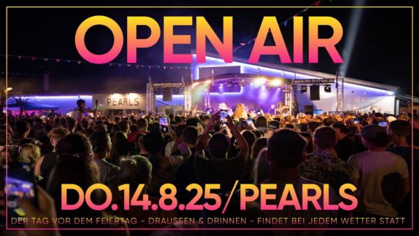 Do.14.8.25 ❌ OPEN AIR 2025 ❌ Wir feiern draussen und drinnen! Auf drei Floors! 🌴☀️🌴☀️🌴☀️ Wir feiern auf einer Fläche von über 4000qm 🌴☀️🌴☀️🌴☀️ ❌ 4000qm ❌ Foodtrucks ❌ Showbühne ❌ Outdoor Dancefloor ❌ DJ - Light ❌ Outdoor Bars ❌ Deko 🌴☀️🌴☀️🌴☀️ ❌ Beach Deko 🌴☀️🌴☀️🌴☀️ Beach Drink: ❌ Sex on the Beach 6€ 🌴☀️🌴☀️🌴☀️ Knockout Drink: ❌ Erdbeerlimes 2€ 🌴☀️🌴☀️🌴☀️ ❌ 100% Eskalation ❌ Konfetti & Co2 Eskalation Hunderte LED Sticks & Wasserbälle gratis! 🌴☀️🌴☀️🌴☀️ _____________ Auf 3 Floors 🔥🔥🔥🔥🔥 ▶ Floor 1: Outdoor Bühne Pearls OPEN AIR Party Soundmix ▶ Floor 2: Großer Club EDM, Charts, Techno, 90er & 2000er ▶ Floor 3: Kleiner Club 100% Black Music 🔥🔥🔥🔥 _____________ Einlass 21 Uhr _____________ Mit Formular ab 16 bis 4 Uhr feiern Ohne Formular ab 16 bis 0 Uhr feiern _____________ Es gibt nur Abendkasse Eintritt 9,90€ _____________ Club PEARLS Nabburg Schlörstraße 1A 92507 Nabburg